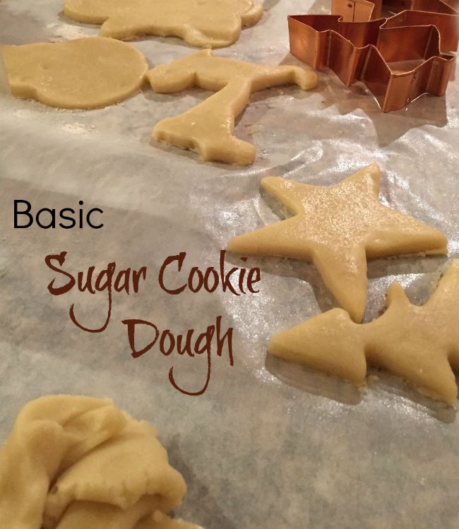 This basic sugar cookie dough keeps for 4 days in the fridge and freezes well too. Why buy slice and bake? Make your own?
