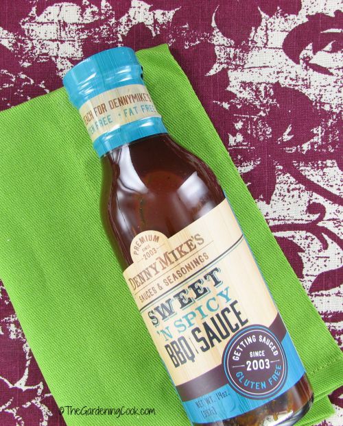 Denny Mike's Sweet 'n Spicy BBQ sauce.