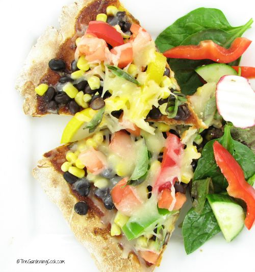 gluten free black bean pizza