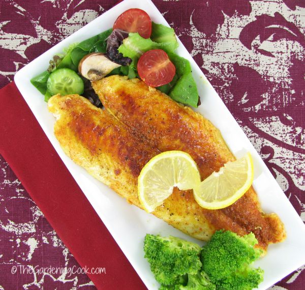 Pan Fried Swai with Indian Spices