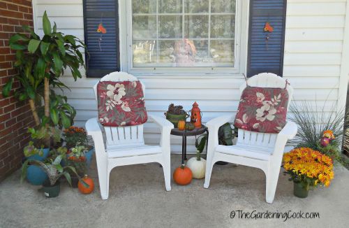 fall patio makeover