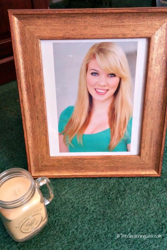 Picture and mason jar candle