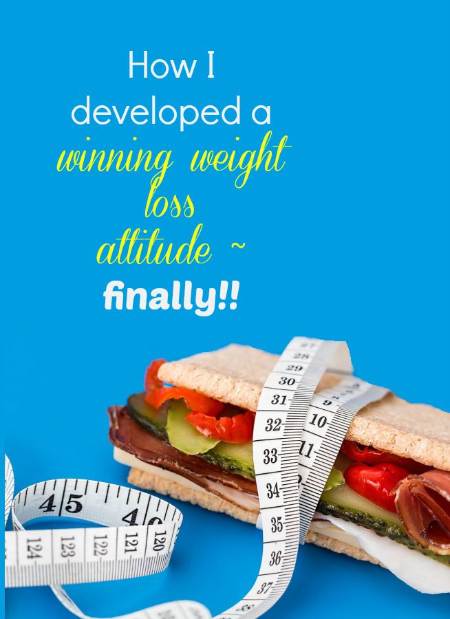 Eating less and moving more are important, but a winning weight loss attitude is the key. See how I developed mine.