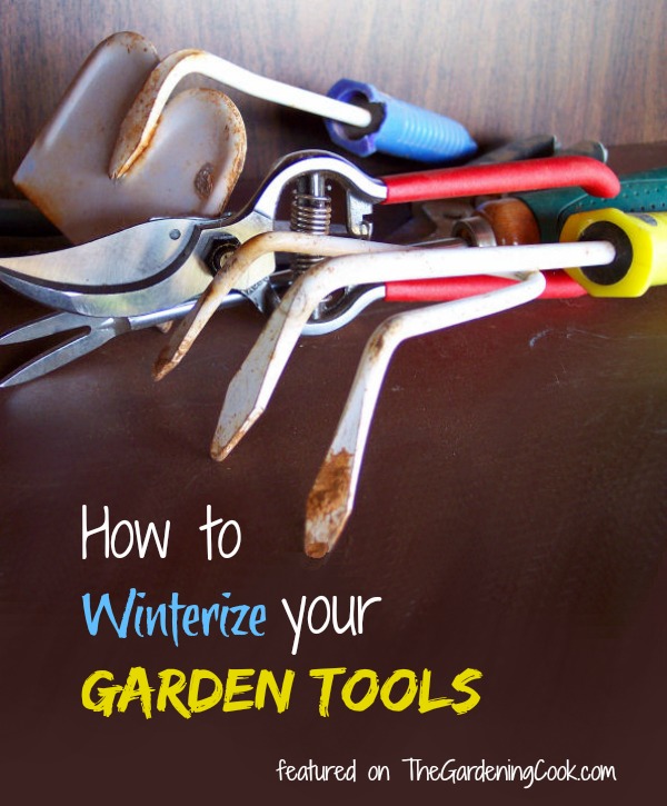 Winterize your garden tools
