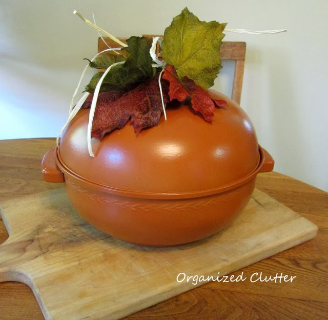 Bun warmer pumpkin from organizedclutter.net