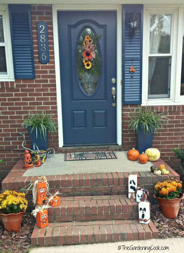 Front Porch make over for autumn