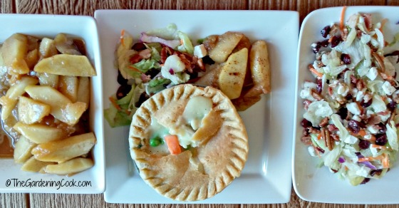 Chicken pot pie meal