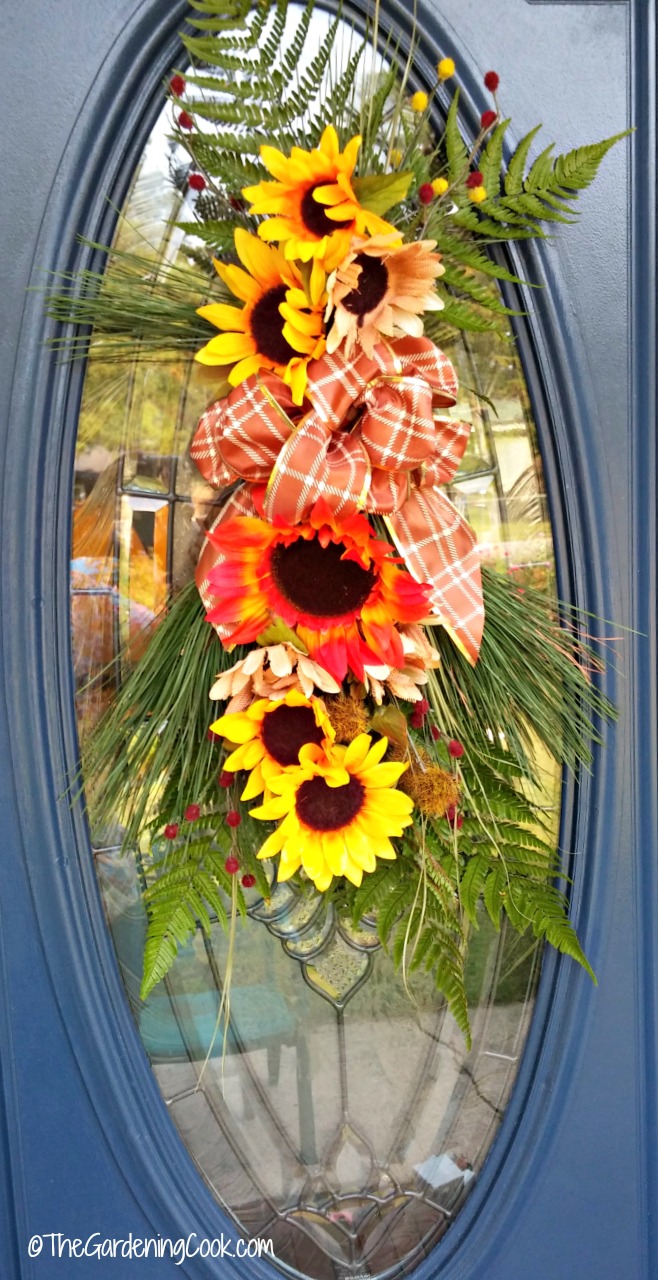 Autumn door swag.
