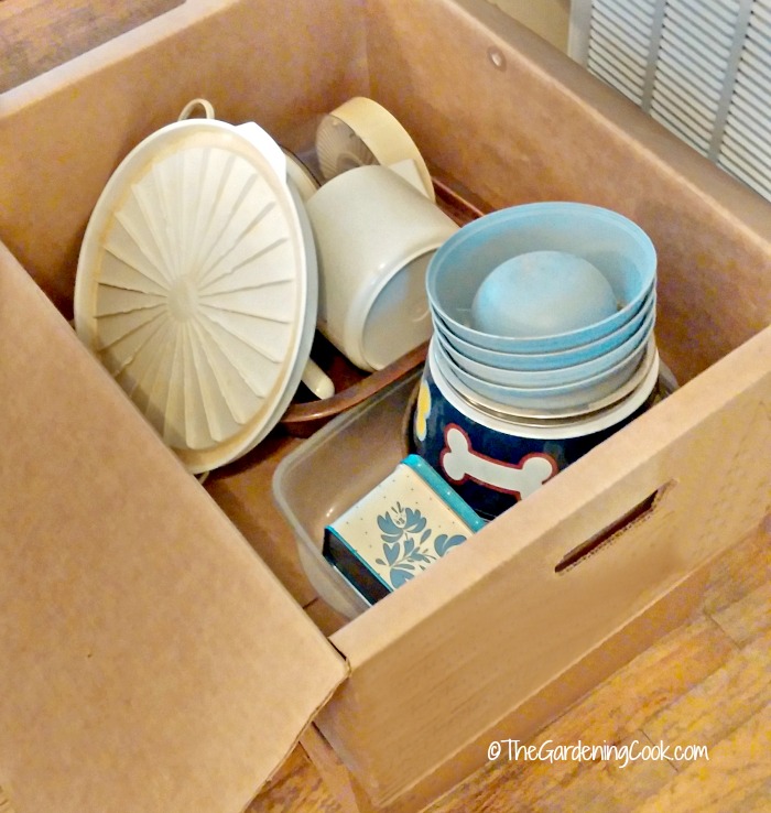 Keep a goodwill box handy for good organizing