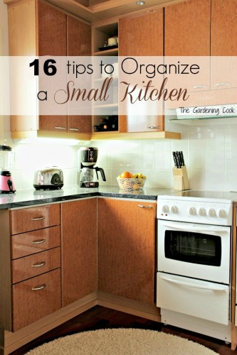 If you have a small kitchen, you will know how important it is to be organized. See my 14 tips for making the most of your small kitchen. thegardeningcook.com