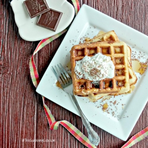 Peanut butter Belgian Waffles
