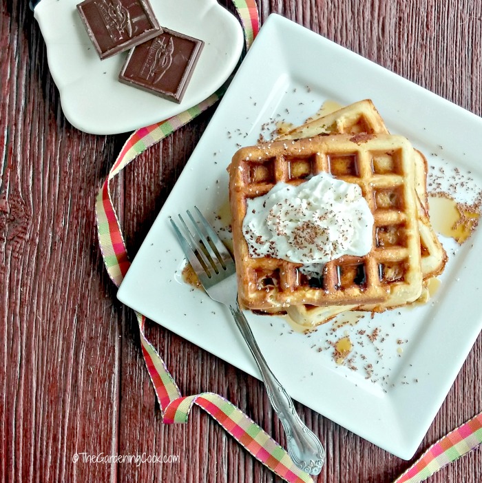Peanut butter Belgian Waffles