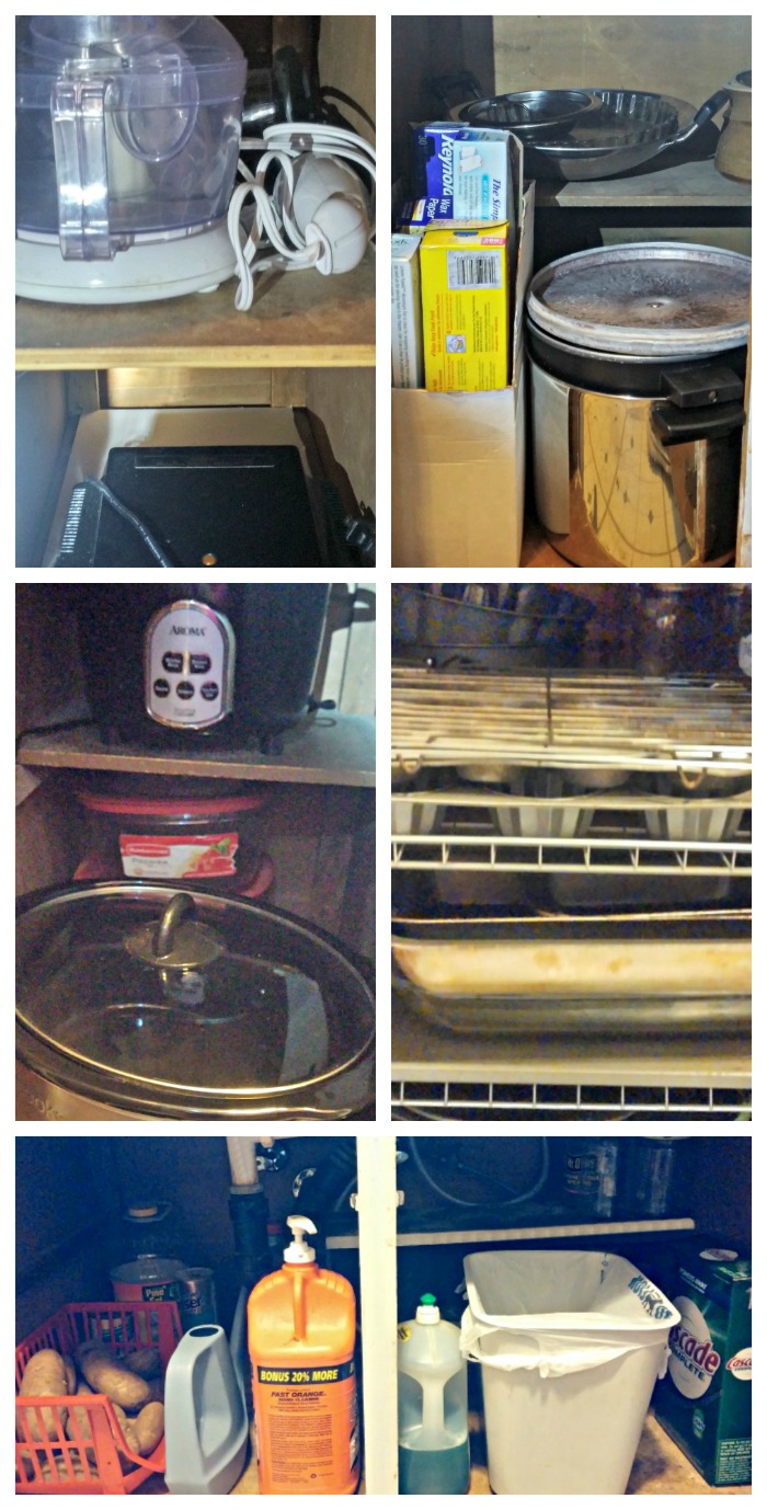 How to organize lower cupboards