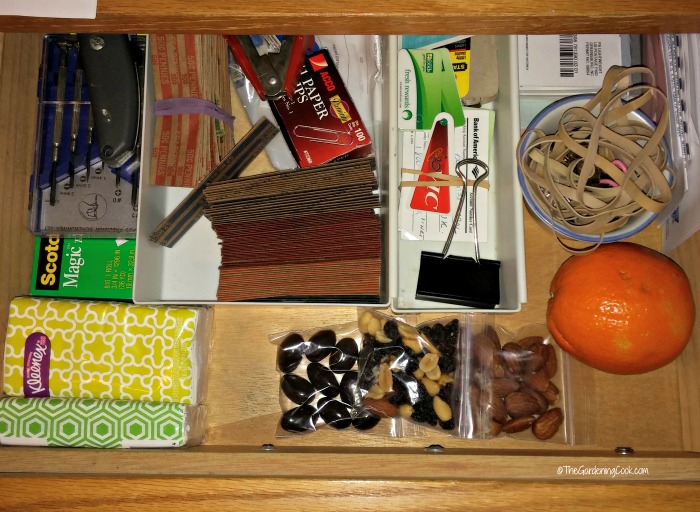 Keep some healthy options in your desk for on the go times.