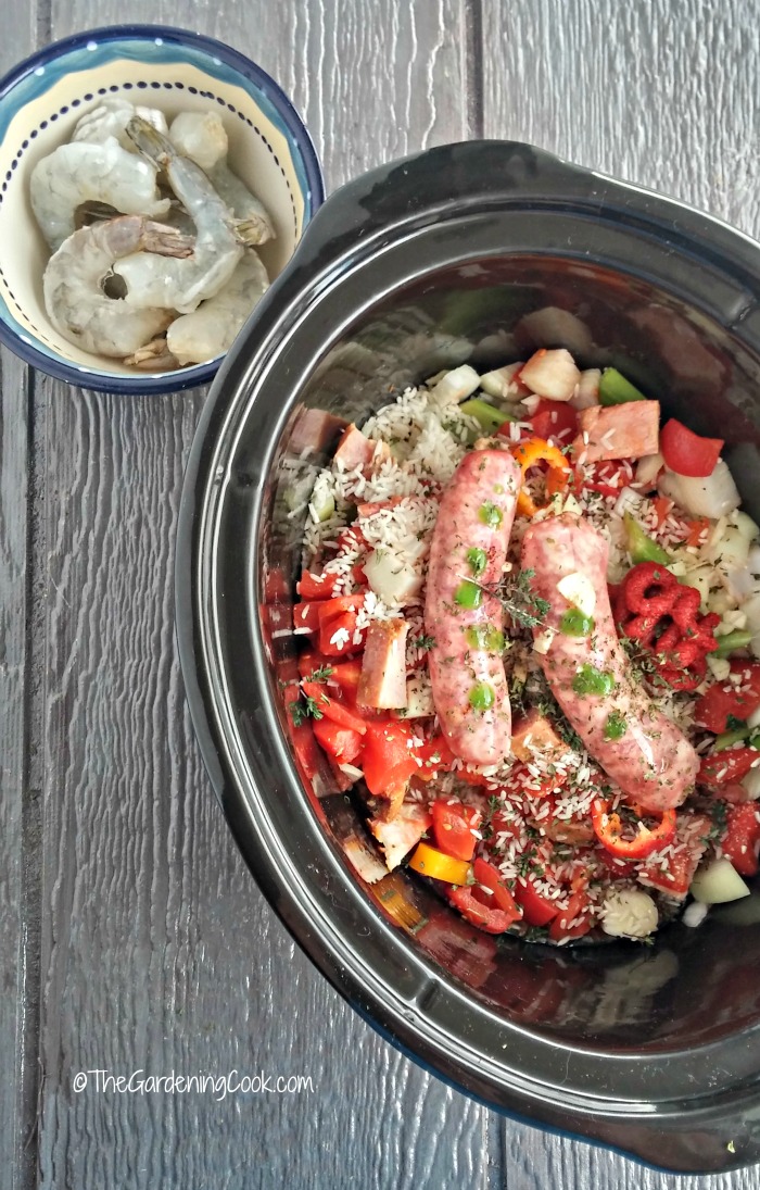 Add all the ingredients to the slow cooker