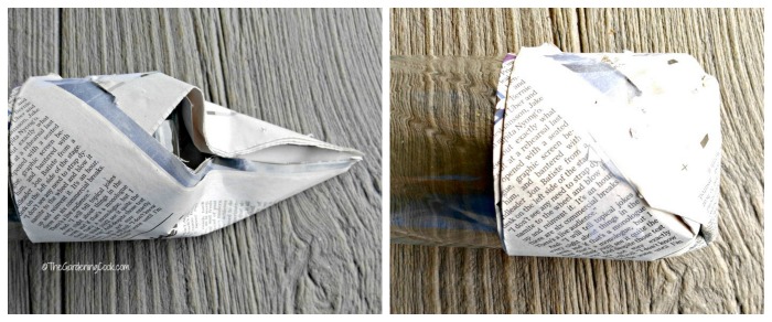 tape the sides and fold in the bottom and tape