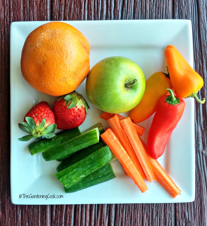 Add fruits and vegetables to your lunch meals