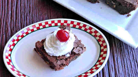 Low Calorie Brownies made with Diet Dr. Pepper – Slimmed Down Dessert