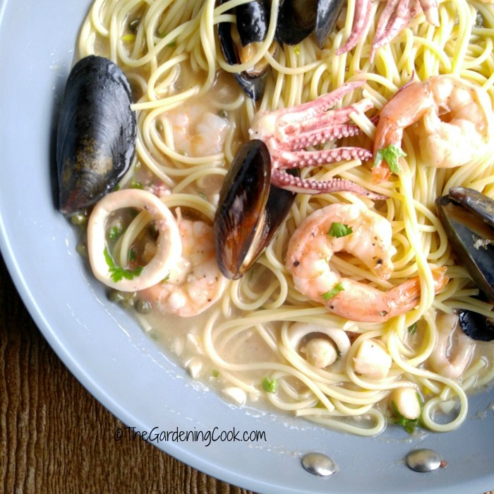 This light seafood piccata recipe is tangy and fresh tasting and has a lot less calories than the restaurant version. thegardeningcook.com