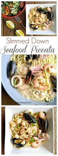This light seafood piccata recipe is tangy and fresh tasting and has a lot less calories than the restaurant version. thegardeningcook.com