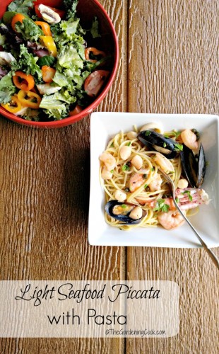 This light seafood piccata recipe is tangy and fresh tasting and has a lot less calories than the restaurant version. thegardeningcook.com
