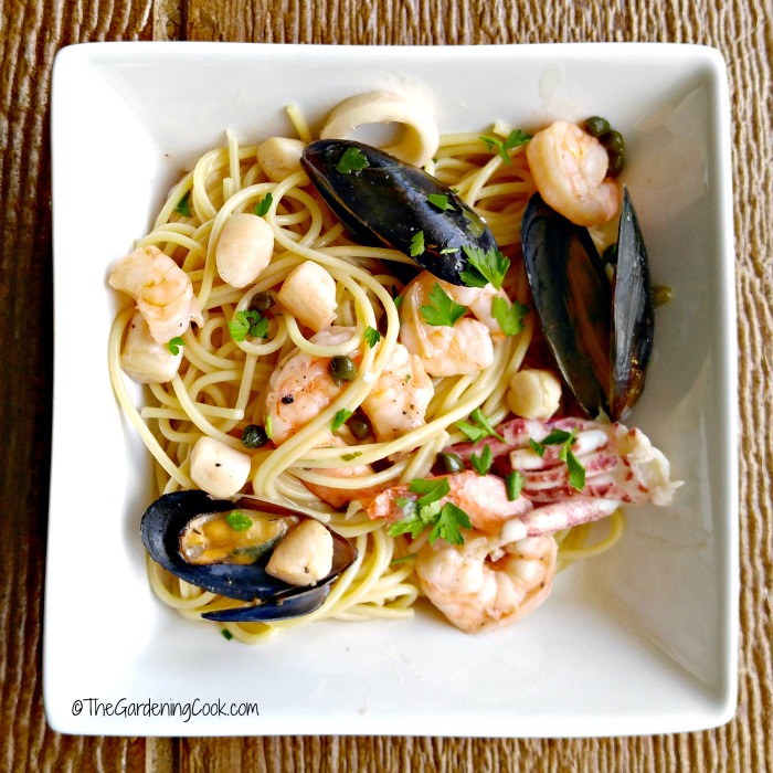 Light seafood piccata