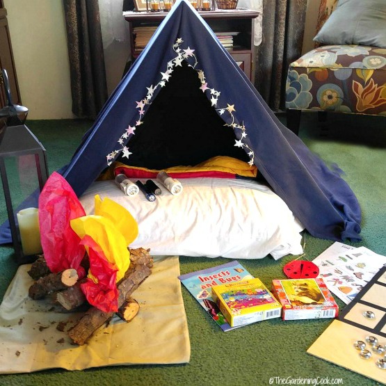 15 Tips for a Fun Indoor Camping Party & Free Printables for Cooped up Kids
