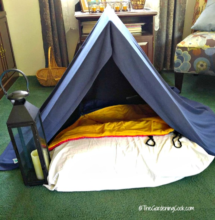 Indoor camping party tent