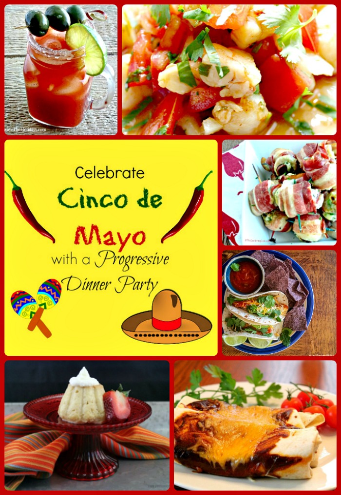 This Cinco de Mayo progressive dinner party is the perfect way to celebrate the occasion. thegardeningcook.com