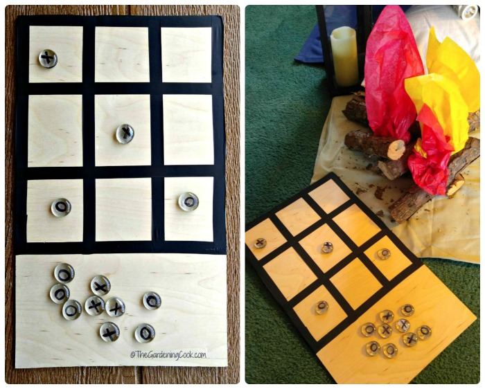 Easy DIY tic tac toe game