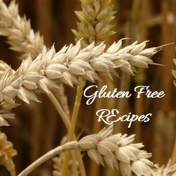 Sprigs of grain with words Gluten Free Recipes.