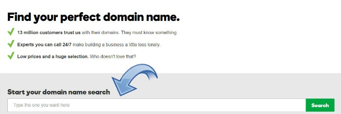 Type in your name at GoDaddy to see if it is taken yet.