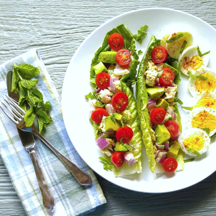 Tuna Lettuce Wraps – Healthy and Gluten Free