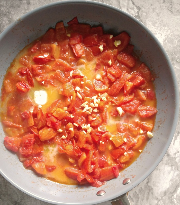 Add butter to the sauce
