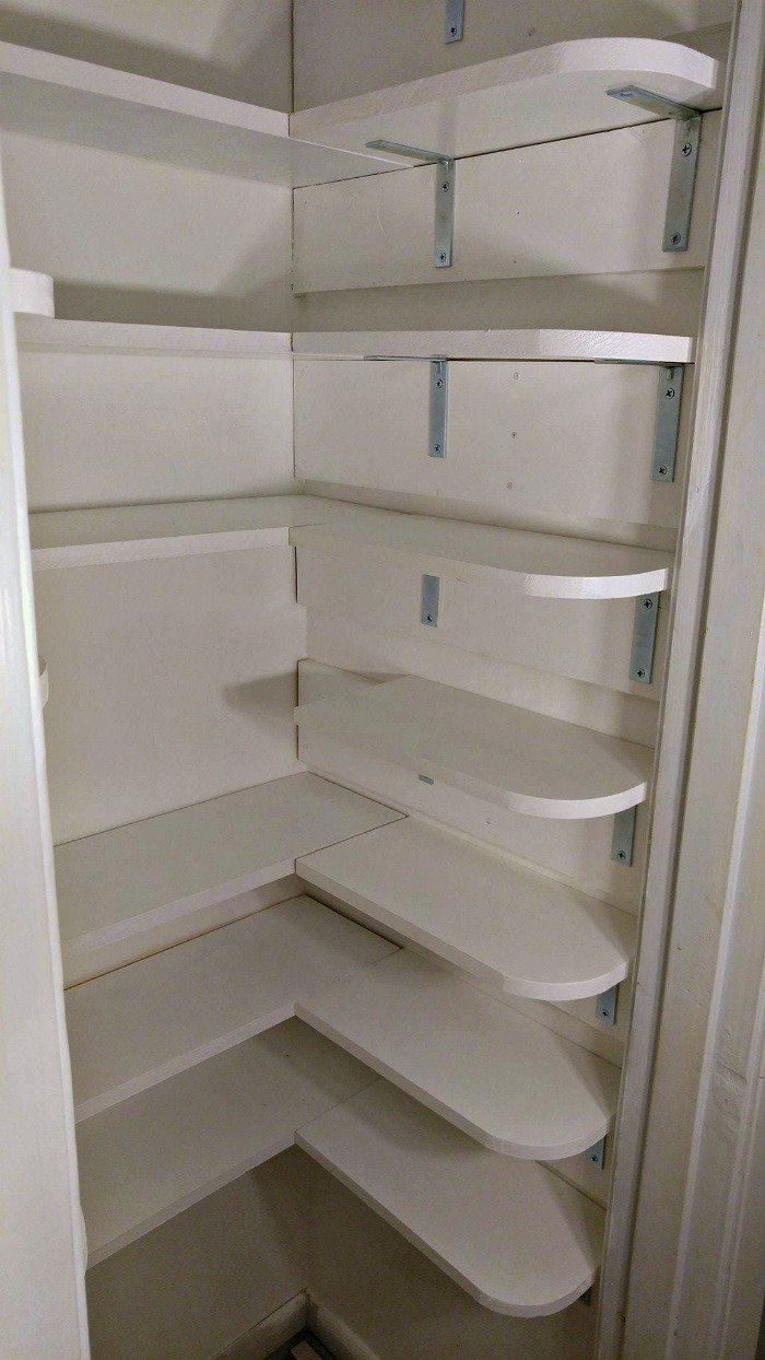 Right size pantry wall