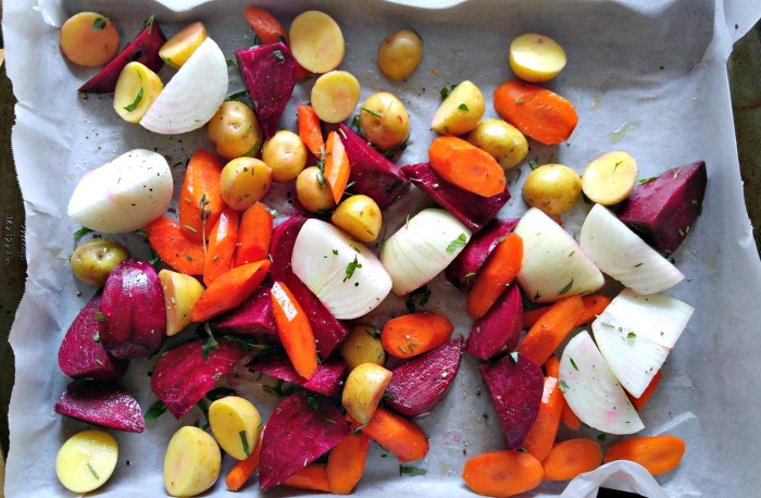 root vegetables make the base of this hearty fall side dish