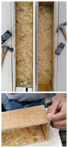 Make a box out of the reclaimed wood.