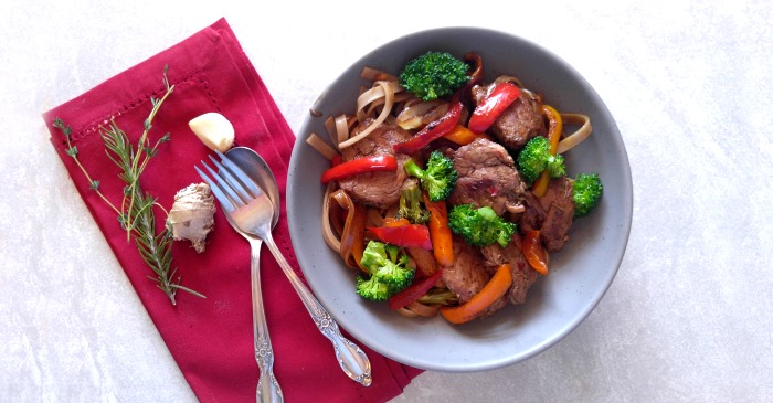 This 30 minute pork stir fry is full of flavor and so easy to make.