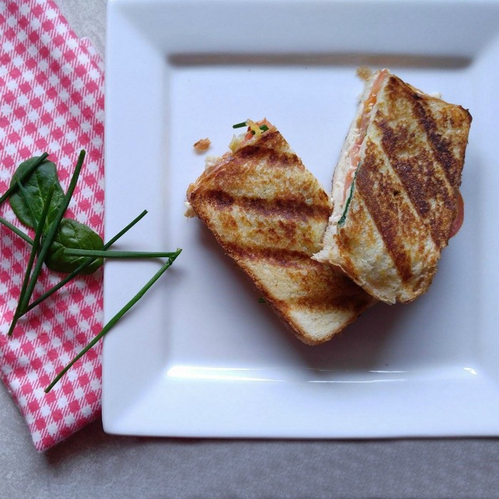 This chicken cheese panini makes a great lunch choice