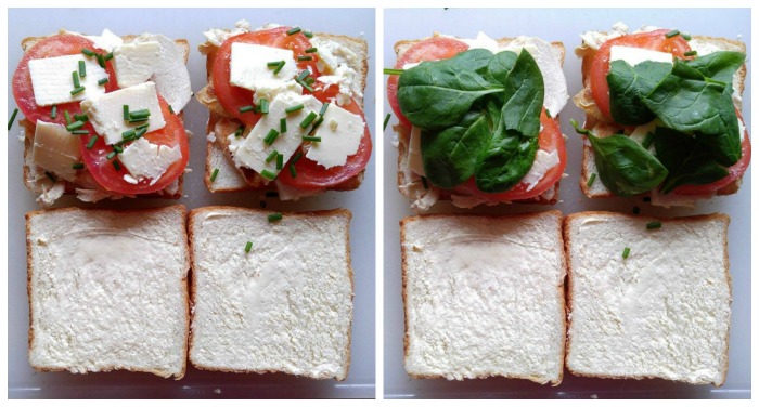 Add fresh chives and baby spinach