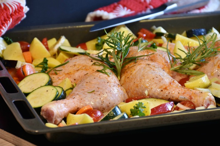 one pan chicken meal