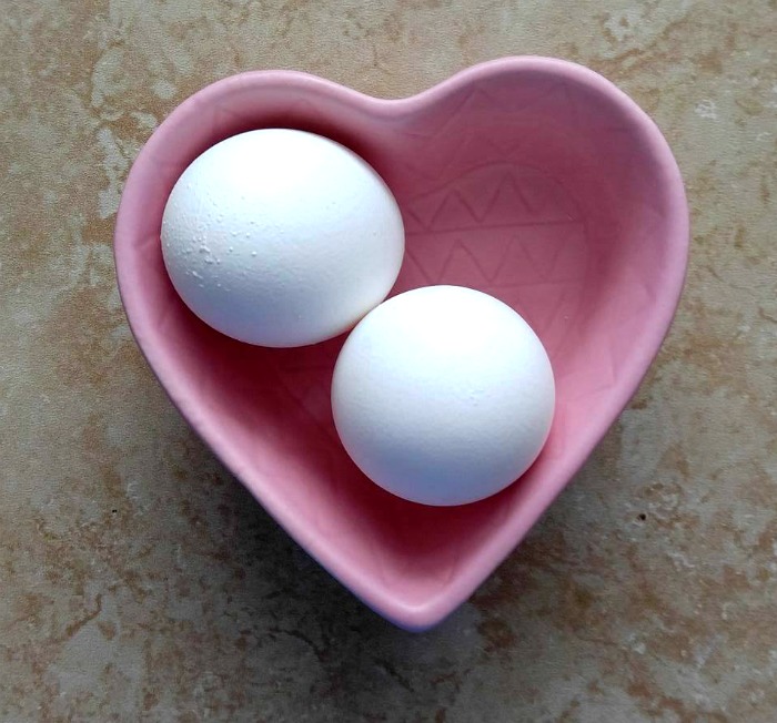 Use egg whites instead of whole eggs
