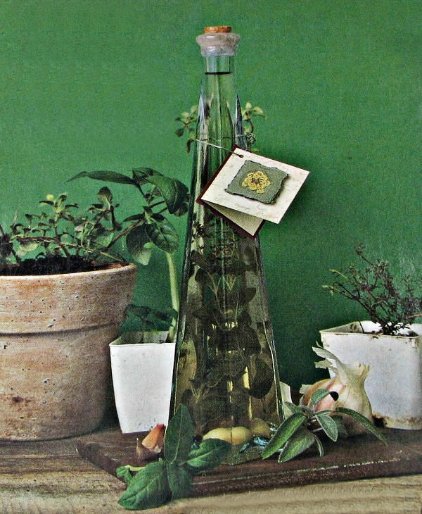 Italian herb vinegar