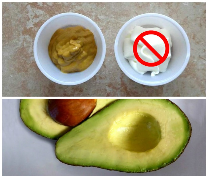 Mustard and avocados can replace mayo in sandwiches