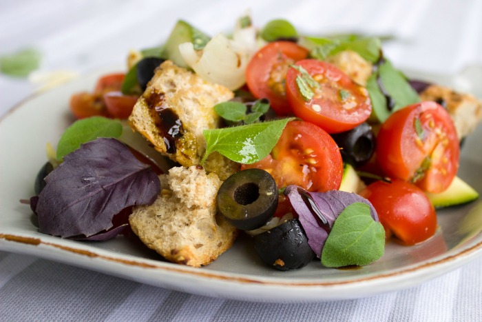 Olives and dressed tomatoes are great on an antipasto platter