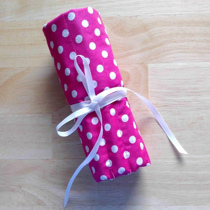 Pen roll Case with pens inside