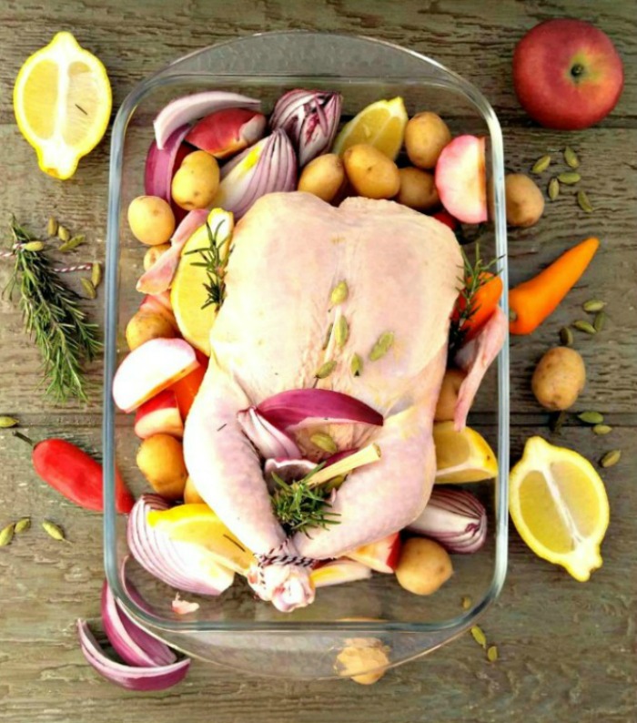 How to bake chicken in a glass pan