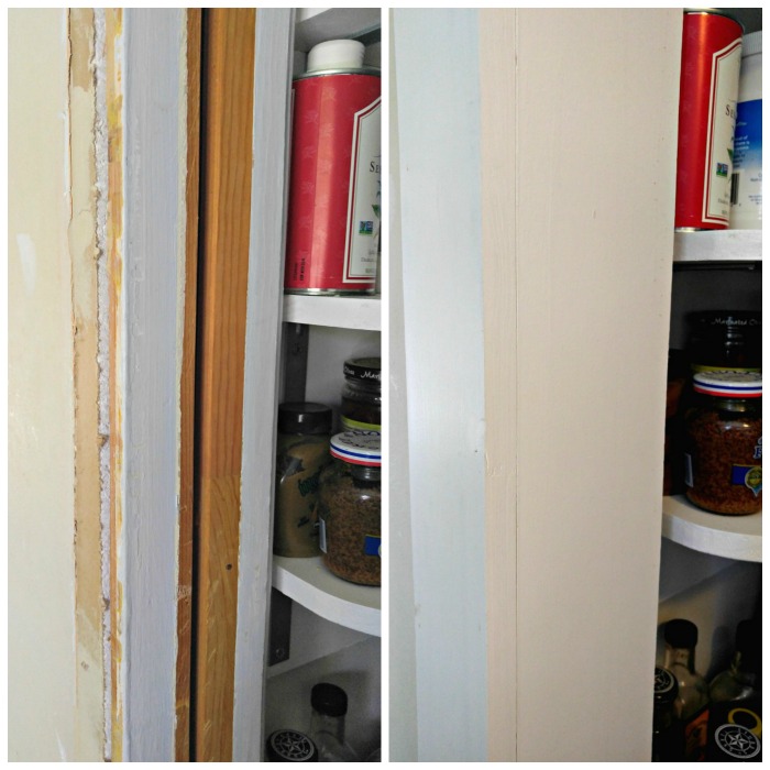 Framing out the pantry opening