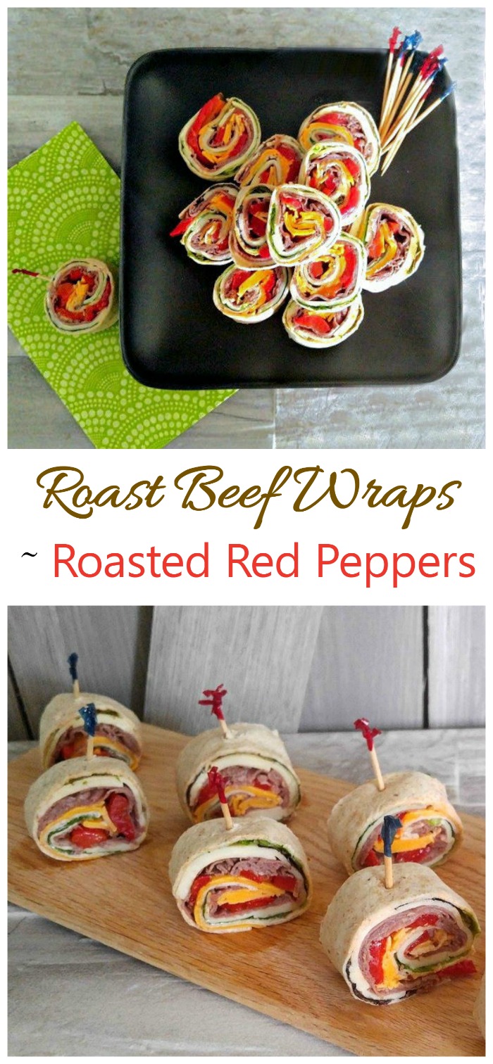 These Roast beef wrap pinwheels are the perfect way to start a party. They are easy to make and also great for a light lunch too.