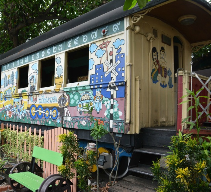 Got an old railway cart handy? Turn it into a Garden Shed!